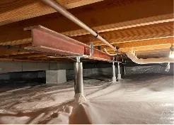 crawl space repair support beam