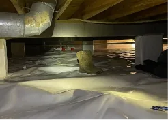 crawl space repair vapor barriers